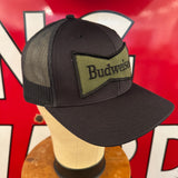 Budweiser. Super Rare Vintage Patch + Richardson 112 Snapback