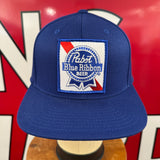 Pabst Blue Ribbon Vintage Patch + Richardson 511 Snapback