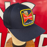 Budweiser Bobsled Team Vintage Patch + Flexfit 110 Curved Snapback