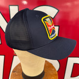 Budweiser Bobsled Team Vintage Patch + Flexfit 110 Curved Snapback