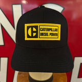 Caterpillar Diesel Power Vintage Patch + Flexfit 6511 Cap