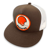 Cleveland Browns Vintage Patch + Yupoong 6006 Snapback