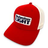 Budweiser Light Vintage Patch + Flexfit 110 Curved Snapback