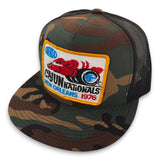 NHRA. Cajun Nationals. New Orleans. 1976. Vintage Patch + 6006 Yupoong Snapback