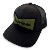 Budweiser. Super Rare Vintage Patch + Richardson 112 Snapback