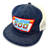 TALLADEGA 500. WHERE SPEED SUCCEEDS. K-Products Authentic Vintage Denim Trucker.