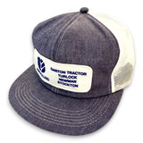 NEW HOLLAND GARTON TRACTOR. TURLOCK. NEWMAN. STOCKTON. K-Products Authentic Vintage Denim Trucker