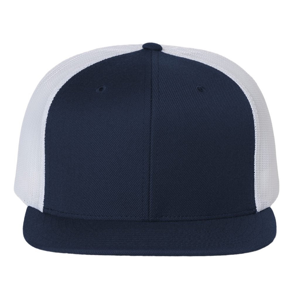 Richardson 511 Navy/White Classic Wool - Trucker Snapback. – Megadeluxe