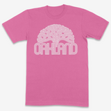 Oakland Tree. White + Fuchsia T-Shirt