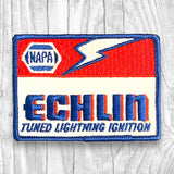 ECHLIN - TUNED LIGHTNING IGNITION. Authentic Vintage Patch