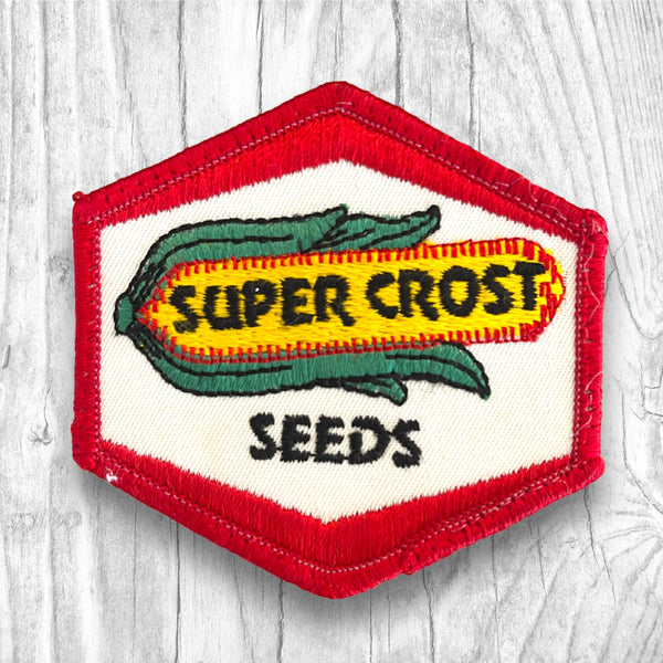 SUPER CROST SEEDS. Authentic Vintage Patch