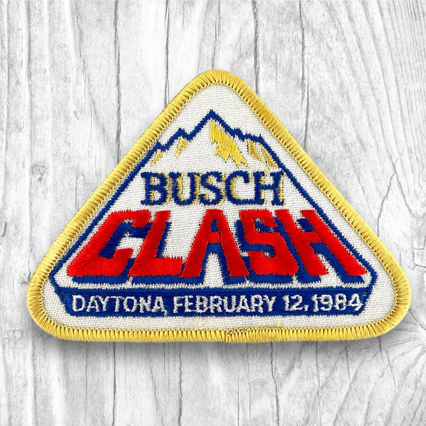 BUSCH CLASH. Daytona, February 12, 1984. Authentic Vintage Patch