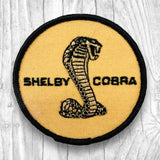 Shelby Cobra Gold Vintage Patch.