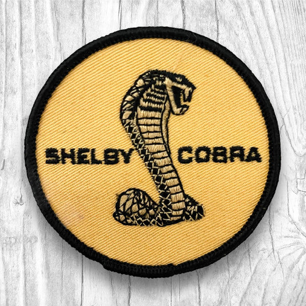 Shelby Cobra Gold Vintage Patch