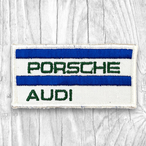 Porsche Audi. Authentic Vintage Patch.