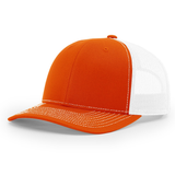Richardson 112 Orange/White Trucker Snapback