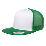 Yupoong 6006. Kelly/White/Kelly Classic Trucker Snapback