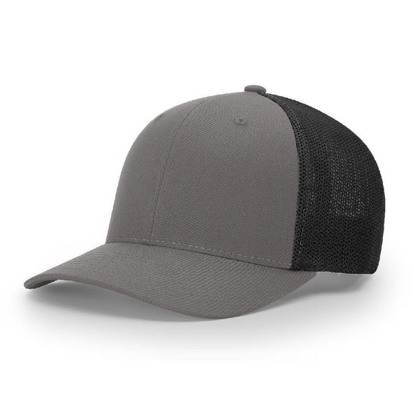 Richardson 110 Charcoal/Black Trucker R-Flex