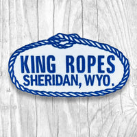 King Ropes. Sheridan, WYO. Vintage Patch.