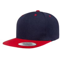 Yupoong 6089M Navy/Red. Classic Snapback