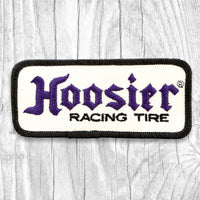 Hoosier Racing Tire. Authentic Dark Purple Vintage Patch