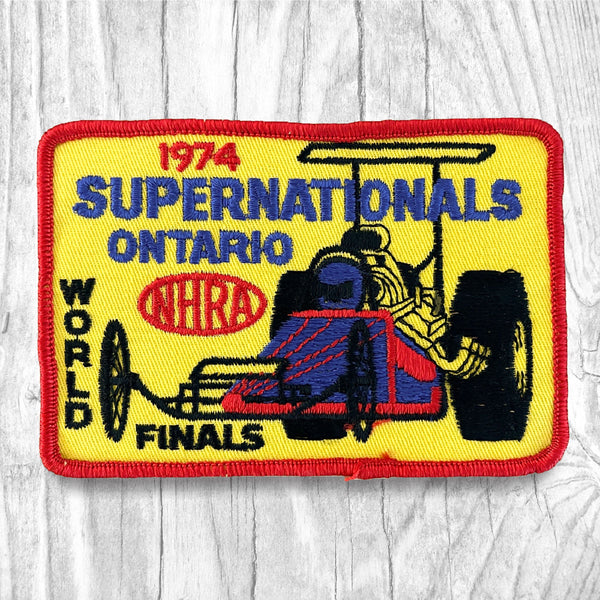 NHRA Supernationals Ontario 1974. World Finals Vintage Patch