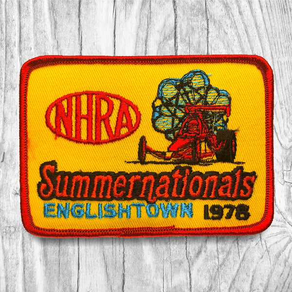 NHRA 1978 Summer Nationals Englishtown Vintage Patch