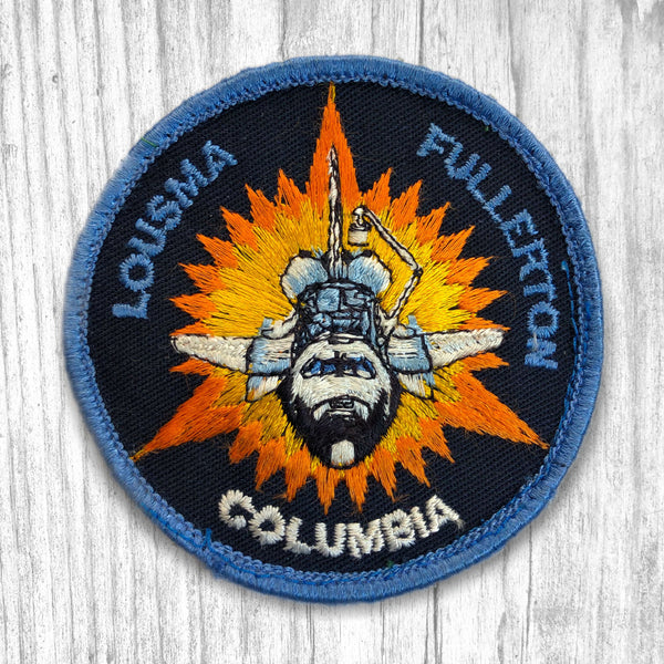 Columbia Space Shuttle. Lousma • Fullerton Vintage Patch