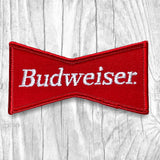 Budweiser All Red Bowtie Vintage Patch