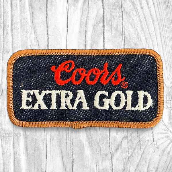 Coors EXTRA GOLD. Authentic Vintage Patch