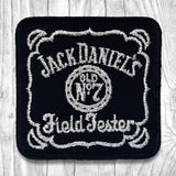 Jack Daniel’s Field Tester. Silver & Black Authentic Vintage Patch
