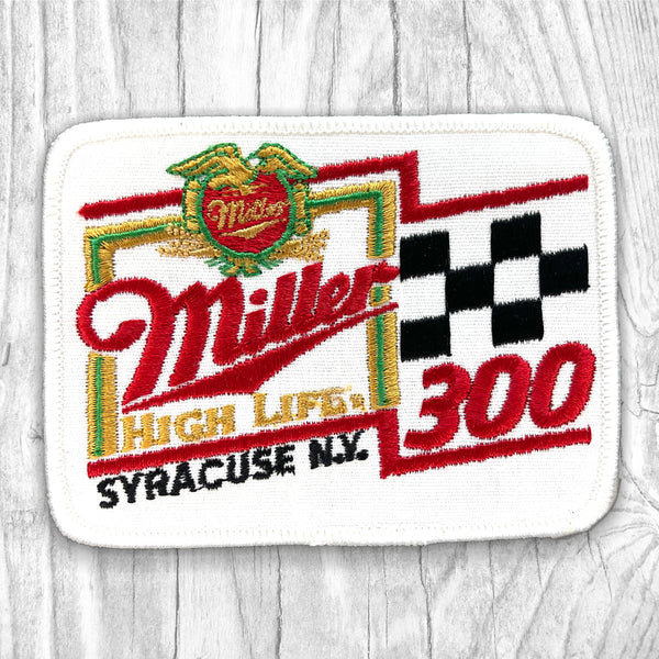 Miller High Life 300. Syracuse, N.Y. Authentic Vintage Patch.