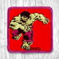 The Incredible Hulk. Authentic Vintage Red/Purple Patch