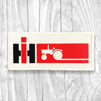 IH Tractor. Authentic Screen Printed Vintage Patch.
