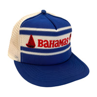 Bahamas. 100% Vintage Trucker Snapback