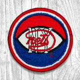NY Nets - Red Border Vintage Patch