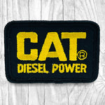 CAT Black. Diesel Power Vintage Patch