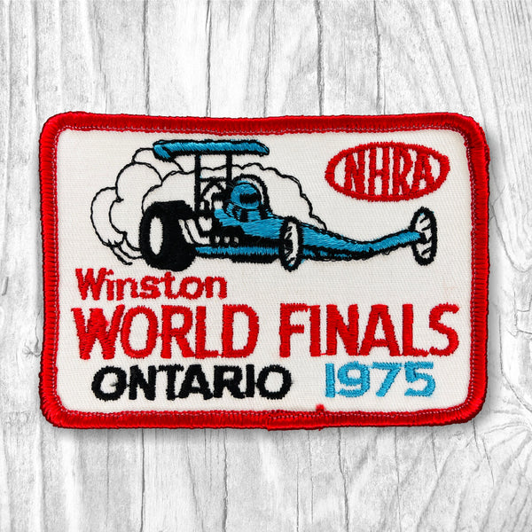 NHRA Winston World Finals - Ontario. 1975 Vintage Patch