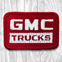 GMC Trucks. Red & White Authentic Vintage Patch
