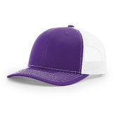 Richardson 112 Purple/White Trucker Snapback