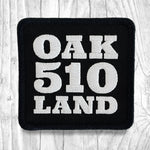 Oakland 510. White/Black Patch
