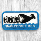 HOPKINS STAINLESS STEEL LURES. Authentic Vintage Patch