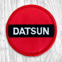 Datsun. Authentic Black/Red Vintage Patch