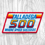 TALLADEGA 500. WHERE SPEED SUCCEEDS. Authentic Vintage Patch