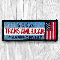 SCCA TRANS AMERICAN CHAMPIONSHIP. Authentic Vintage Patch