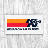 K&N High-Flow Air Filters. Authentic Vintage Patch