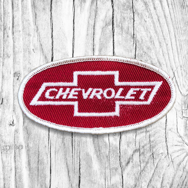 Chevrolet Red/White Oval Vintage Patch