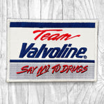 Team Valvoline - Say No To Drugs. Authentic Vintage Patch