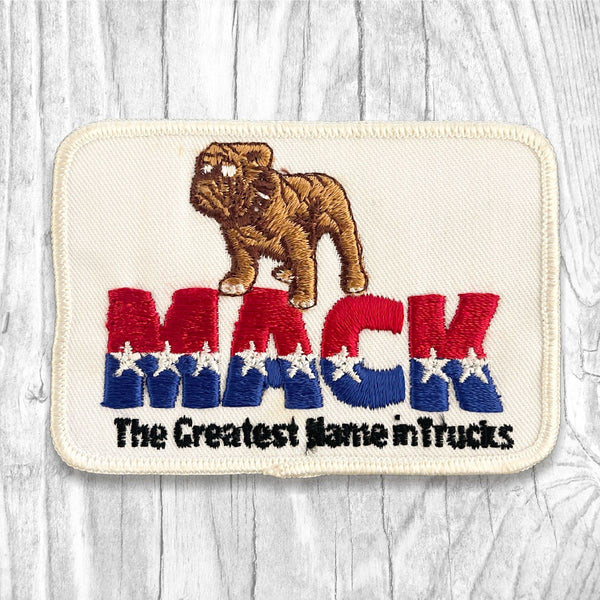 MACK. The Greatest Name in Trucks. Authentic Vintage Patch.
