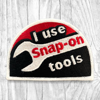 I Use Snap-on Tools. Authentic Vintage Patch